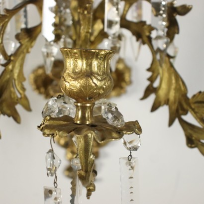 antiquariato, applique, antiquariato applique, applique antiche, applique antiche italiane, applique di antiquariato, applique neoclassico, applique del 800,Coppia di Applique in Stile Eclettico