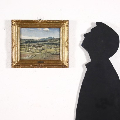D. De Bernardi Huile sur Table Italie XX Siècle