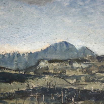 D. De Bernardi Huile sur Table Italie XX Siècle