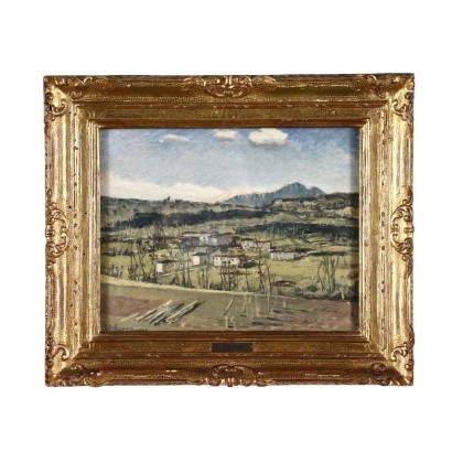 D. De Bernardi Huile sur Table Italie XX Siècle