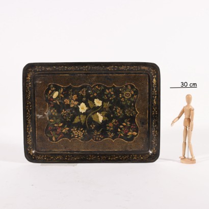 antiquariato, vassoio, antiquariato vassoi, vassoio antico, vassoio antico italiano, vassoio di antiquariato, vassoio neoclassico, vassoio del 800,Vassoio in Latta