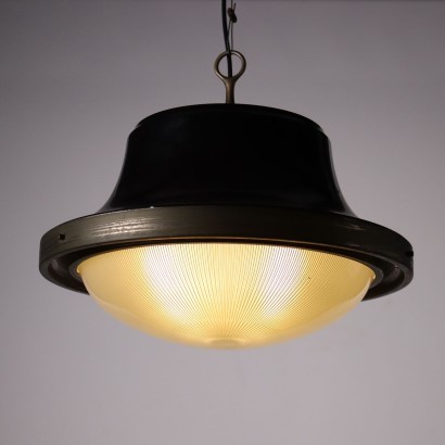 Lamp Tau Sergio Mazza Artemide Chromed Aluminium Brass Italy 1960s