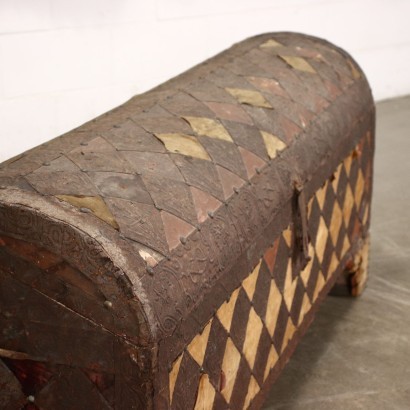 Renaissance Revival Travel Trunk Italy 19th Century