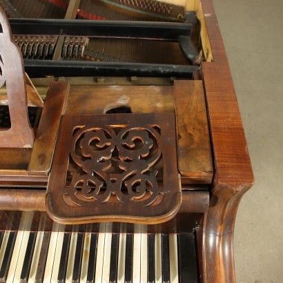 antiquariato, strumenti musicali, antiquariato strumenti musicali, strumenti musicali antichi, strumento musicale antico italiano, strumenti musicali di antiquariato, strumenti musicali neoclassici, strumenti musicali del 800,Pianoforte a Mezza Coda Hofbauer,Pianoforte a Mezza Coda Hofbauer
