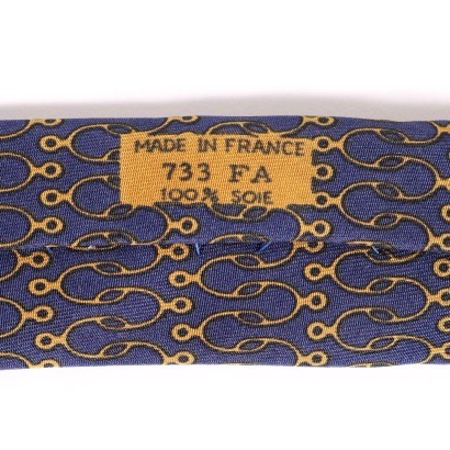 cravatta vintage, vintage uomo, vintage Parigi,Cravatta Vintage Hermès 733FA