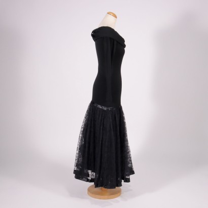Vintage in pizzo, vintage byblos, byblos, anni 90, anni 80, vintage italiano, vintage milano,Abito Vintage Byblos Lana e Pizzo