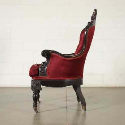antiquariato, poltrona, antiquariato poltrone, poltrona antica, poltrona antica italiana, poltrona di antiquariato, poltrona neoclassica, poltrona del 800,Poltrona Luigi Filippo