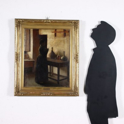Figura femminile in interno