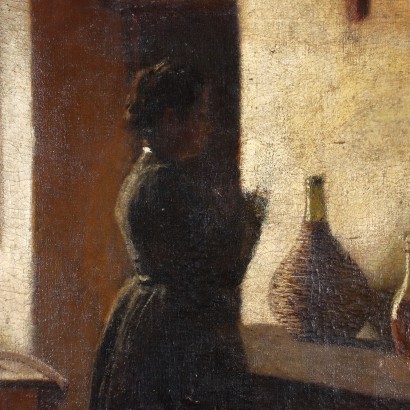 Figura femminile in interno