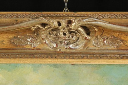 arte del novecento, 900, Arturo Bonanomi (1920), Arturo Bonanomi, lago di como, lezzeno, paesaggio, olio su faesite