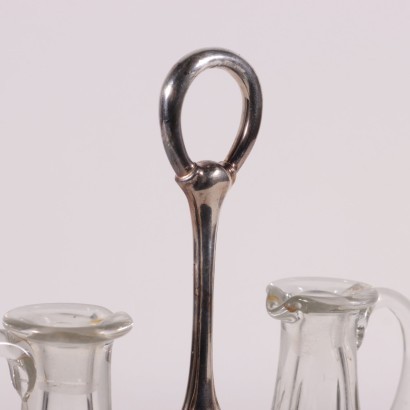 Silver Oil Jar By Sfrisio Venice 20th Century