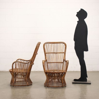 antigüedades modernas, antigüedades de diseño moderno, sillón, sillón de antigüedades modernas, sillón de antigüedades modernas, sillón italiano, sillón vintage, sillón de los años 60, sillón de diseño de los años 60, sillones de mimbre de los años 60