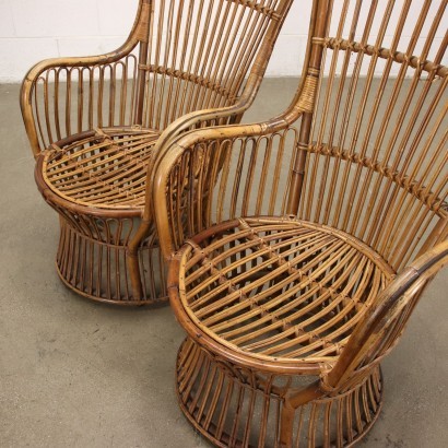 antigüedades modernas, antigüedades de diseño moderno, sillón, sillón de antigüedades modernas, sillón de antigüedades modernas, sillón italiano, sillón vintage, sillón de los años 60, sillón de diseño de los años 60, sillones de mimbre de los años 60