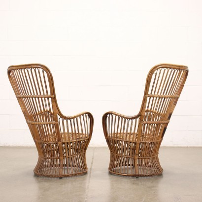 antigüedades modernas, antigüedades de diseño moderno, sillón, sillón de antigüedades modernas, sillón de antigüedades modernas, sillón italiano, sillón vintage, sillón de los años 60, sillón de diseño de los años 60, sillones de mimbre de los años 60