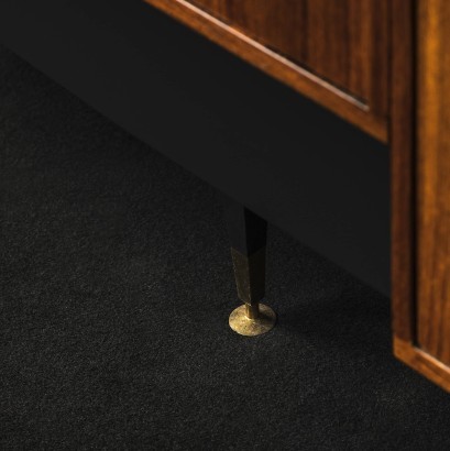 Sideboard Prisma Echo by Di Mano in Mano Wood Brass Italy