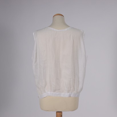 Camicia,Camicia in Lino Senza Maniche