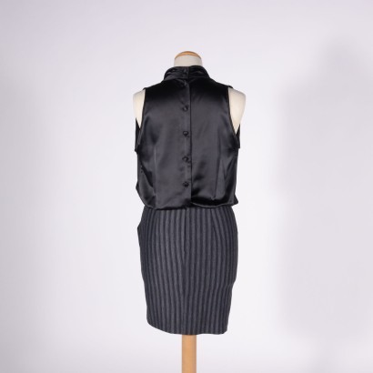 pinko, vestido pinko, ropa de mujer, segunda mano, made in italy, fidenza, vestido a rayas Pinko