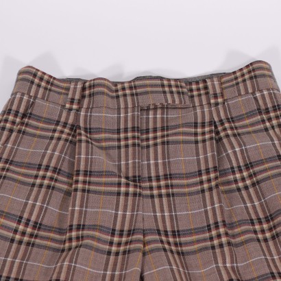 marella, pantalones, tartán, tartán, pantalones de tartán, ropa de mujer, segunda mano, max mara, pantalones de tartán Marella