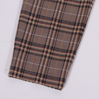 marella, pantalones, tartán, tartán, tartán, ropa de mujer, segunda mano, max mara, tartán Marella