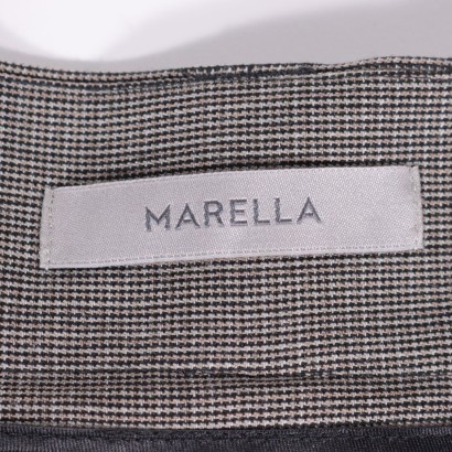 marella, pantalones, tartán, tartán, tartán, ropa de mujer, segunda mano, max mara, tartán Marella
