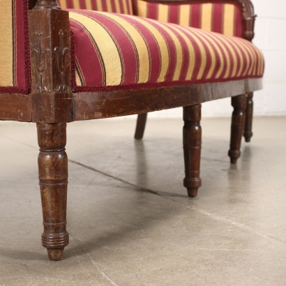 antiquariato, divani, antiquariato divani, divani antichi, divani antichi italiani, divano di antiquariato, divano neoclassico, divano del 800,Divano Restaurazione