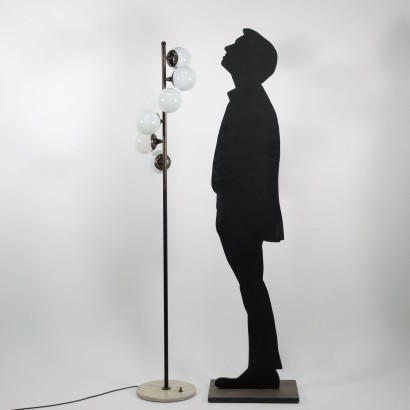 modernariato, modernariato di design, lampada da terra, lampada da terra modernariato, lampada da terra di modernariato, lampada da terra italiana, lampada da terra vintage, lampada da terra anni '60, lampada da terra design anni 60,Lampada Albererello Stilnovo Anni 60,Lampada Alberello Stilnovo Anni 60