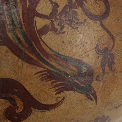 Pot Terre Cuite Man. Ricceri - Italie XIX-XX Siècle