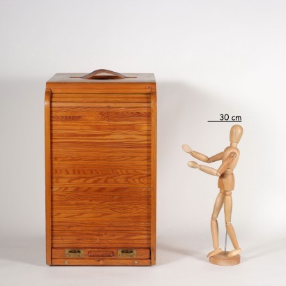 modernariato, modernariato di design, oggettistica, oggettistica modernariato, oggettistica di modernariato, oggettistica italiana, oggettistica vintage, oggettistica anni '60, oggettistica design anni 60,Mobiletto a Serrandina Porta Pipe
