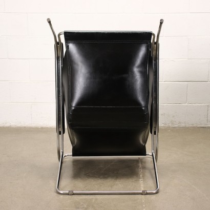 Maggiolina Paar Sessel von Zanotta Leder PU-Schaum Italien 1980er