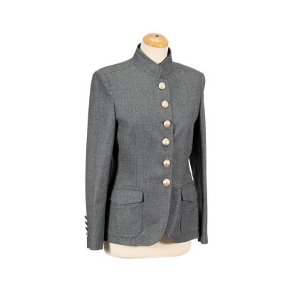 antonio fusco, made in italy, giacca, capospalla, pura lana, giacca alla coreana, mao jacket, secondhand,Giacca alla Coreana Antonio Fusco