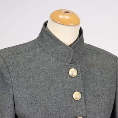 antonio fusco, made in italy, giacca, capospalla, pura lana, giacca alla coreana, mao jacket, secondhand,Giacca alla Coreana Antonio Fusco
