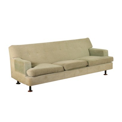 Square Canapé par Arflex Mousse Tissu Italie Années 70-80