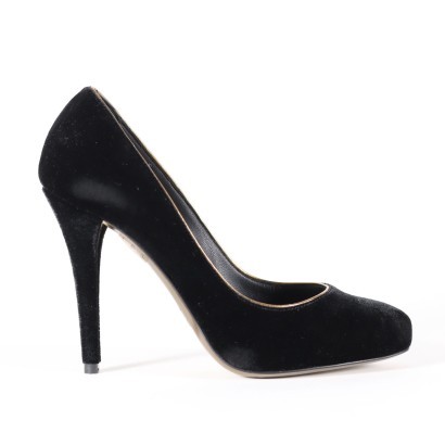 Décolleté Max Mara Velvet Leather Italy