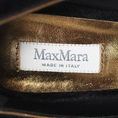Décolleté Max Mara Velvet Leather Italy