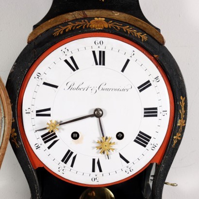 antiquariato, orologio, antiquariato orologio, orologio antico, orologio antico italiano, orologio di antiquariato, orologio neoclassico, orologio del 800, orologio a pendolo, orologio da parete,Pendola Neuchateloise Robert & Courvoisier
