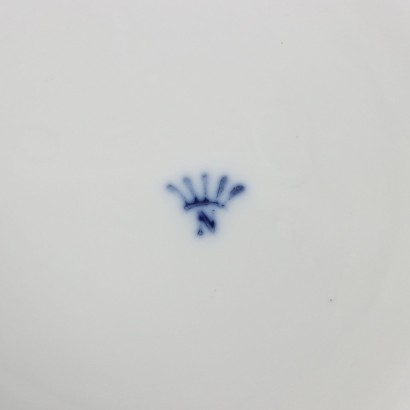 antiquariato, ceramica, antiquariato ceramica, ceramica antica, ceramica antica italiana, ceramica di antiquariato, ceramica neoclassico, ceramica del 800,Versatoio con Piatto Manifattura Ginori