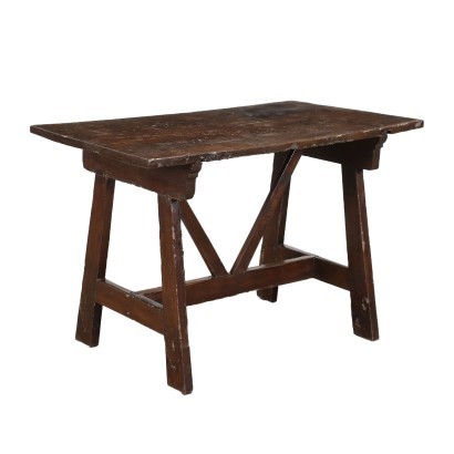 antiquariato, tavolo, antiquariato tavolo, tavolo antico, tavolo antico italiano, tavolo di antiquariato, tavolo neoclassica, tavolo del 800,Tavolo a Cavalletto in Noce