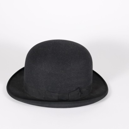 Bowler\'s Hat by Borsalino Felt Italy 1920s-1930s
