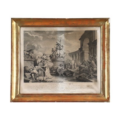 antiquariato, specchiera, antiquariato specchiera, specchiera antica, specchiera antica italiana, specchiera di antiquariato, specchiera neoclassica, specchiera del 800 - antiquariato, cornice, antiquariato cornice, cornice antica, cornice antica italiana, cornice di antiquariato, cornice neoclassico, cornice del 800,Cornice Impero in Legno Dorato