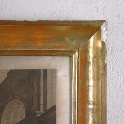 antiquariato, specchiera, antiquariato specchiera, specchiera antica, specchiera antica italiana, specchiera di antiquariato, specchiera neoclassica, specchiera del 800 - antiquariato, cornice, antiquariato cornice, cornice antica, cornice antica italiana, cornice di antiquariato, cornice neoclassico, cornice del 800,Cornice Impero in Legno Dorato