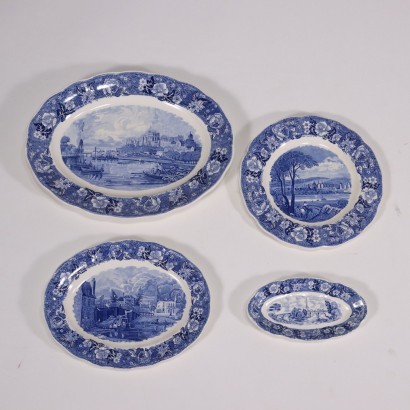 antique, dish, antique dishes, antique dish, antique Italian dish, antique dish, neoclassical dish, 19th century dish, Palissy Pottery Dishes Service