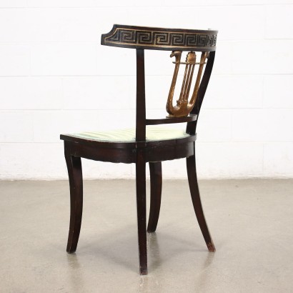 antiquariato, sedia, antiquariato sedie, sedia antica, sedia antica italiana, sedia di antiquariato, sedia neoclassica, sedia del 800,Gruppo di Quattro Sedie in Stile Imper