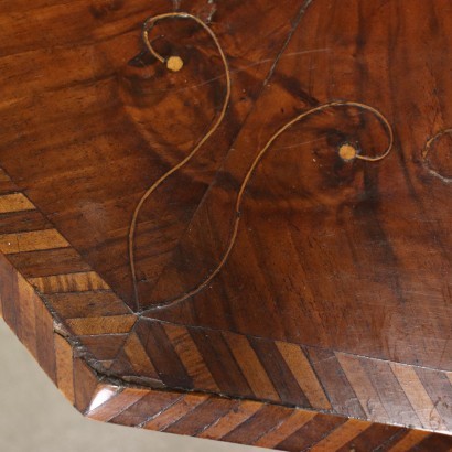 antiquariato, tavolo, antiquariato tavolo, tavolo antico, tavolo antico italiano, tavolo di antiquariato, tavolo neoclassica, tavolo del 800,Tavolino Luigi Filippo Intarsiato
