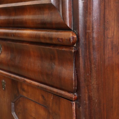 Antigüedades, secretaire, secretaria antigua, secretaria antigua, secretaria italiana antigua, secretaria antigua, secretaria neoclásica, secretaria del siglo XIX, secretaria Biedermaier