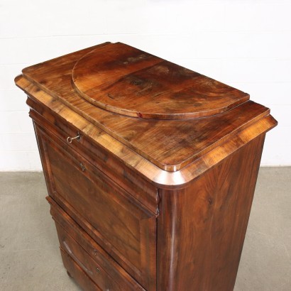 Antigüedades, secretaire, secretaria antigua, secretaria antigua, secretaria italiana antigua, secretaria antigua, secretaria neoclásica, secretaria del siglo XIX, secretaria Biedermaier