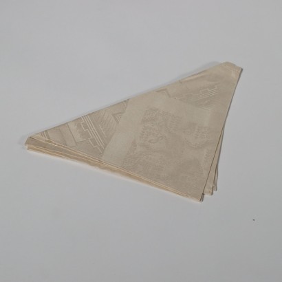 Tischdecke Fiandra mit 12 Servietten Italien XX Jhd