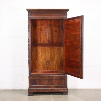 Louis Philippe Ligurischer Schrank Nussbaum Spiegel Italien \\'800