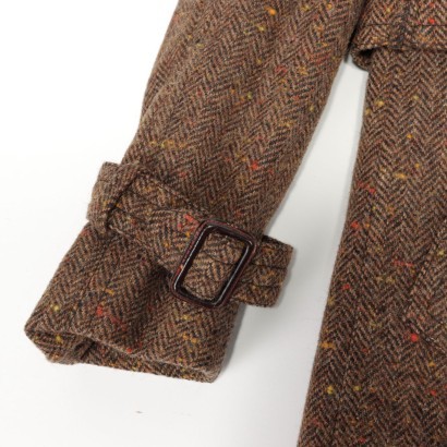 moda vintage, cappotto vintage, cappotto in lana, cappotto classico,Cappotto da Uomo Vintage in Tweed