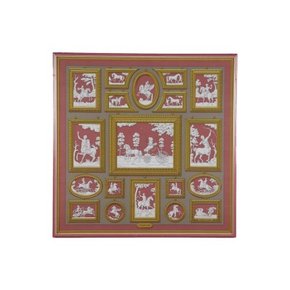 Picture Foulard Hèrmes Vintage,Quadro Foulard Hèrmes Vintage