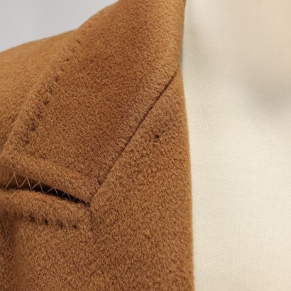 maxmara cappotto, cappotto vintage, lana e cachemire, vintage maxmara, vintage italiano,Cappotto Vintage MaxMara Cammello